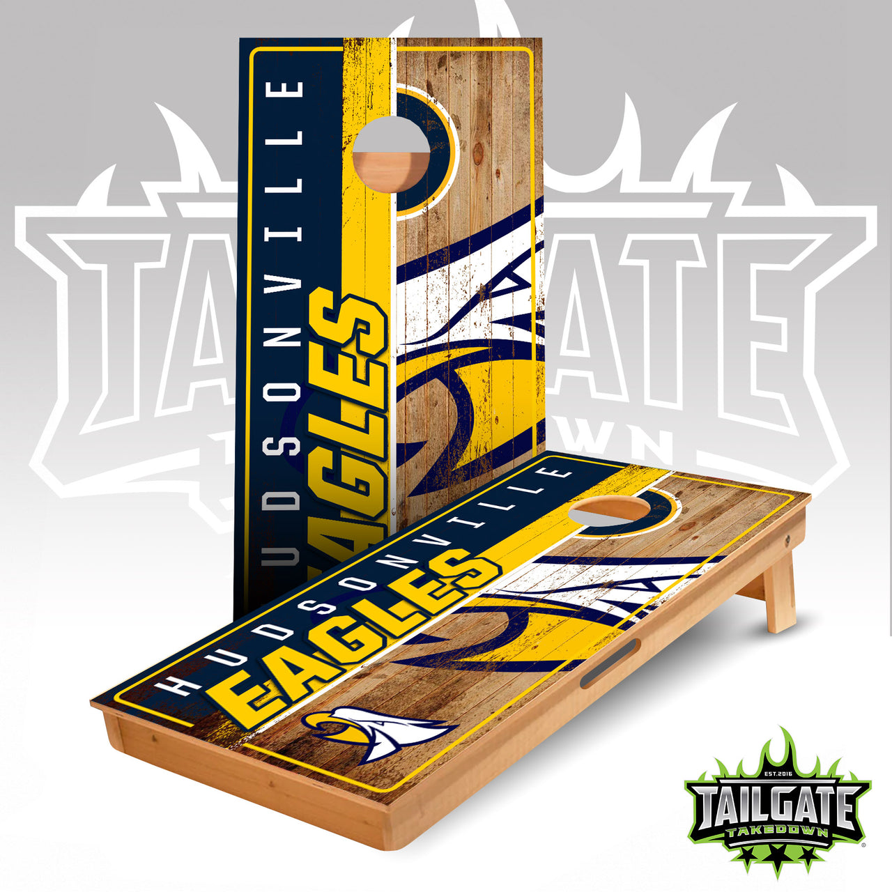 Hudsonville Eagles Cornhole Boards