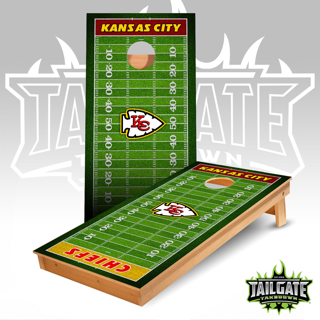 Kansas City Field Cornhole Boards