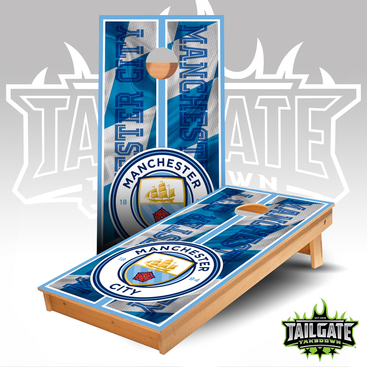 Manchester City Cornhole Boards